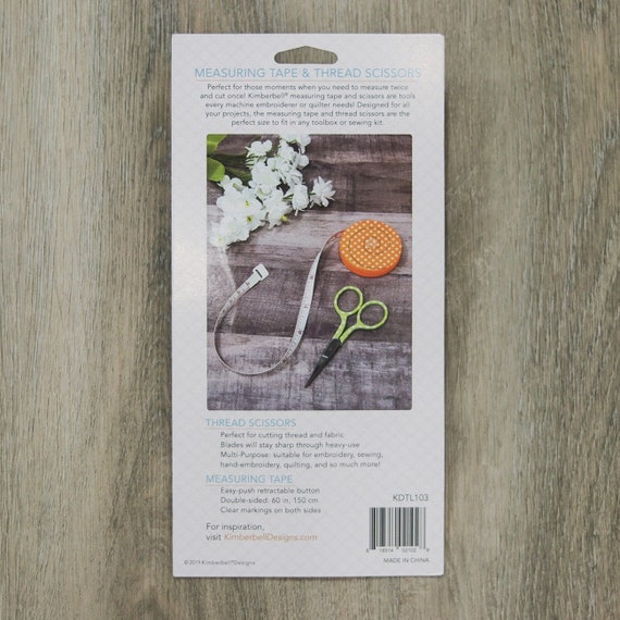 KIMBERBELL MEASURING TAPE AND THREAD SCISSORS