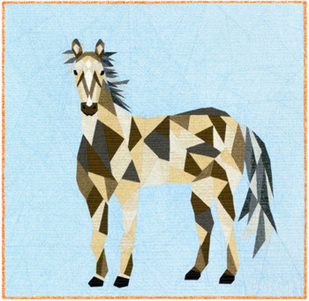 The Horse Abstractions Quilt Kit by Violet Craft Etsy