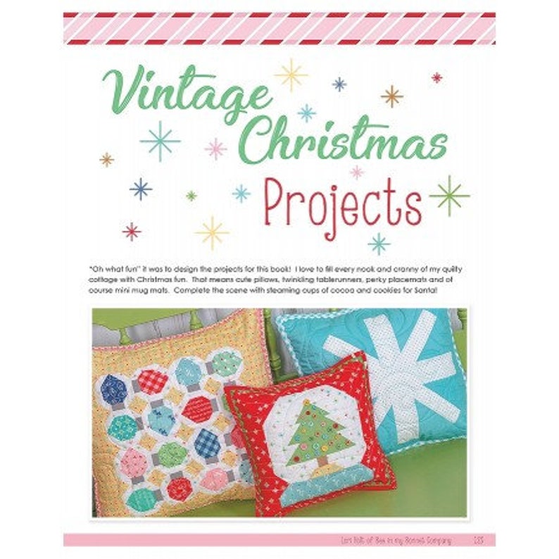 Vintage Christmas Book by Lori Holt Etsy