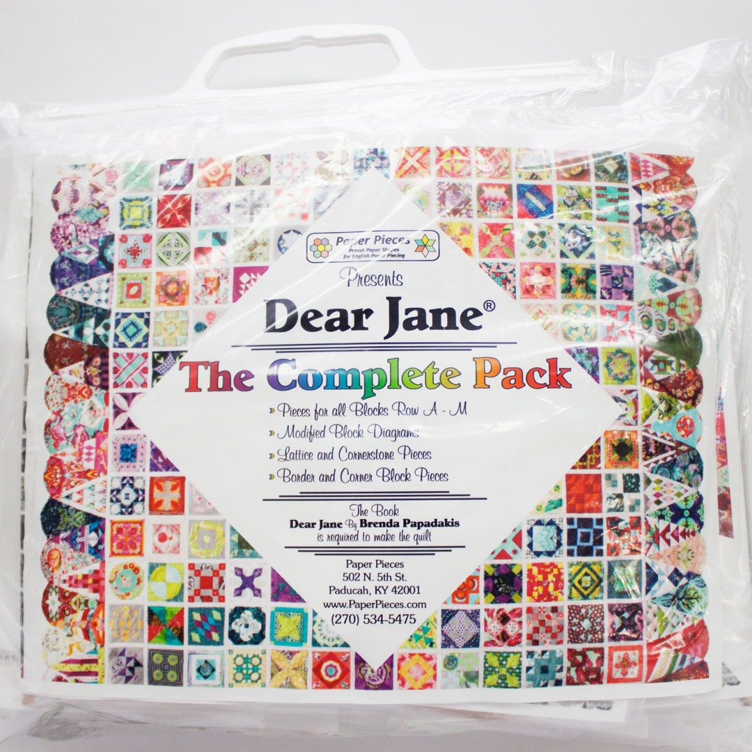 Dear Jane Quilt: Complete English Paper Piece Pack - Etsy