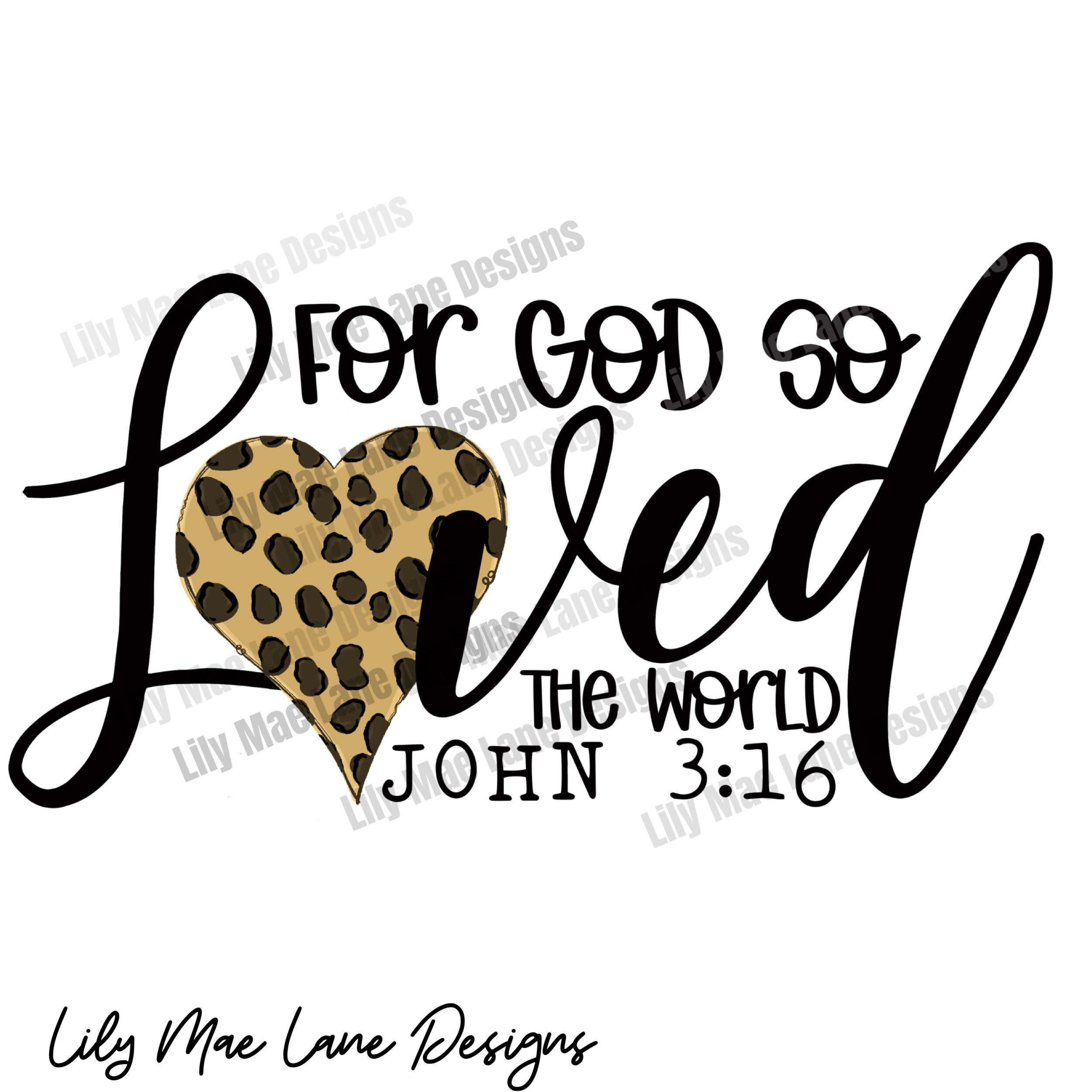 Easter print transfer Bible Verse John 316 Transfer Ready to Etsy