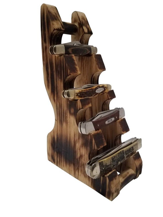 Hand made Pocket Knife Display stand for Case xx knives buck Etsy