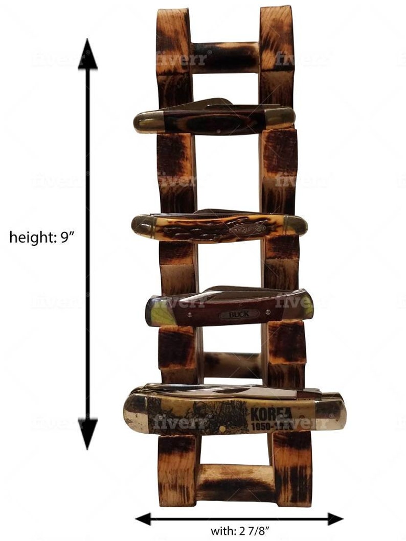 Hand made Pocket Knife Display stand for Case xx knives buck Etsy