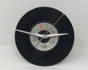 David Bowie -- Blue Jean, 7" Record Clock