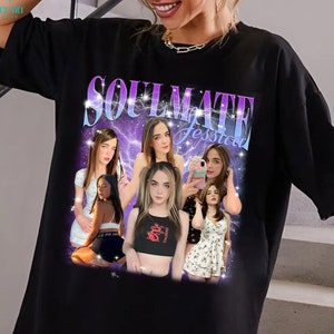 Custom Soulmate Bootleg Valentine TShirt, Shirt with Girlfriend Face Photo Vintage, Personalized Birthday Gift for Him