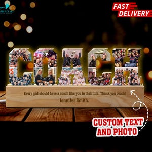Customized Night Lights with Photos, Personalized Coaches Gift Football, Custom Baseball Team Gifts, Football Coach Gift Ideas