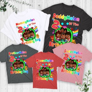Cocomelon Birthday Shirt Cocomelon 
