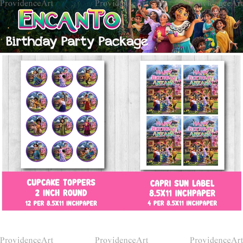 Encanto Birthday Party Package Encanto Birthday Printables Etsy Finland