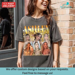 Custom Girlfriend Boyfriend T Shirts, Shirt with Girlfriend Face, Custom Image Vintage Shirt,  Gift for Wife&#39;s Birthday