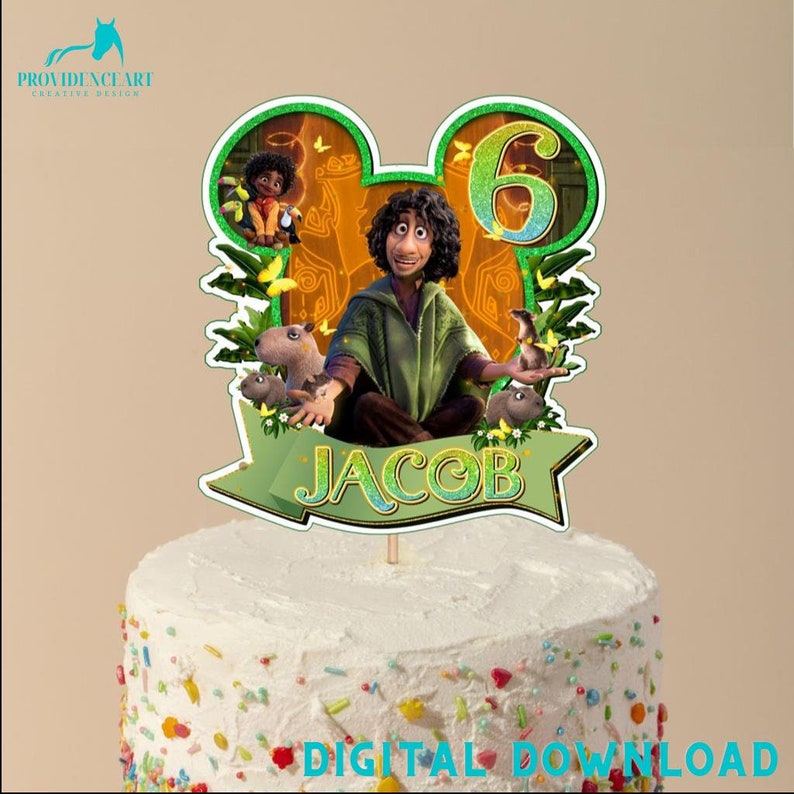 Printable Bruno Cake Topper Bruno Encanto Cake Topper Etsy