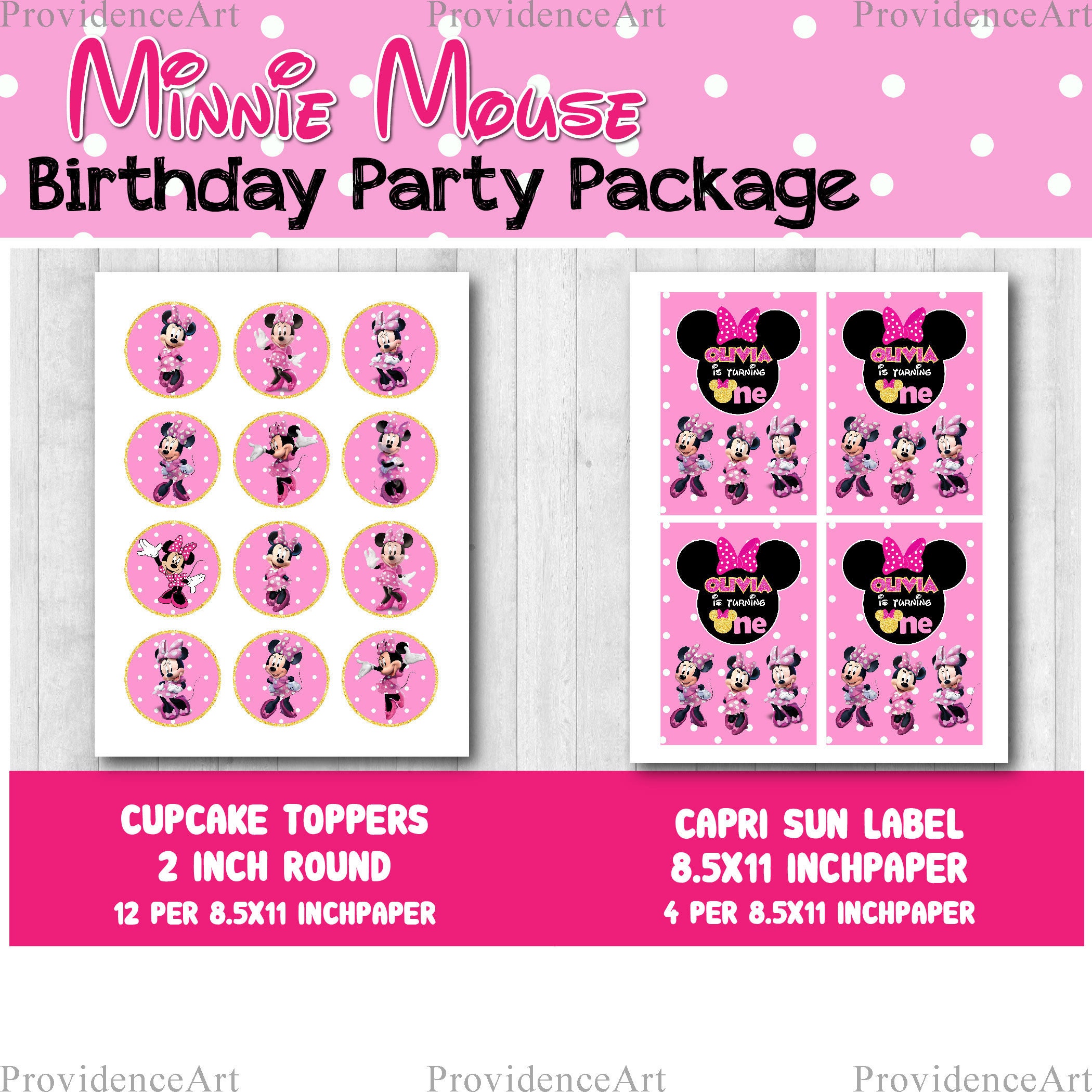 printable-minnie-mouse-birthday-party-package-minnie-mouse-etsy