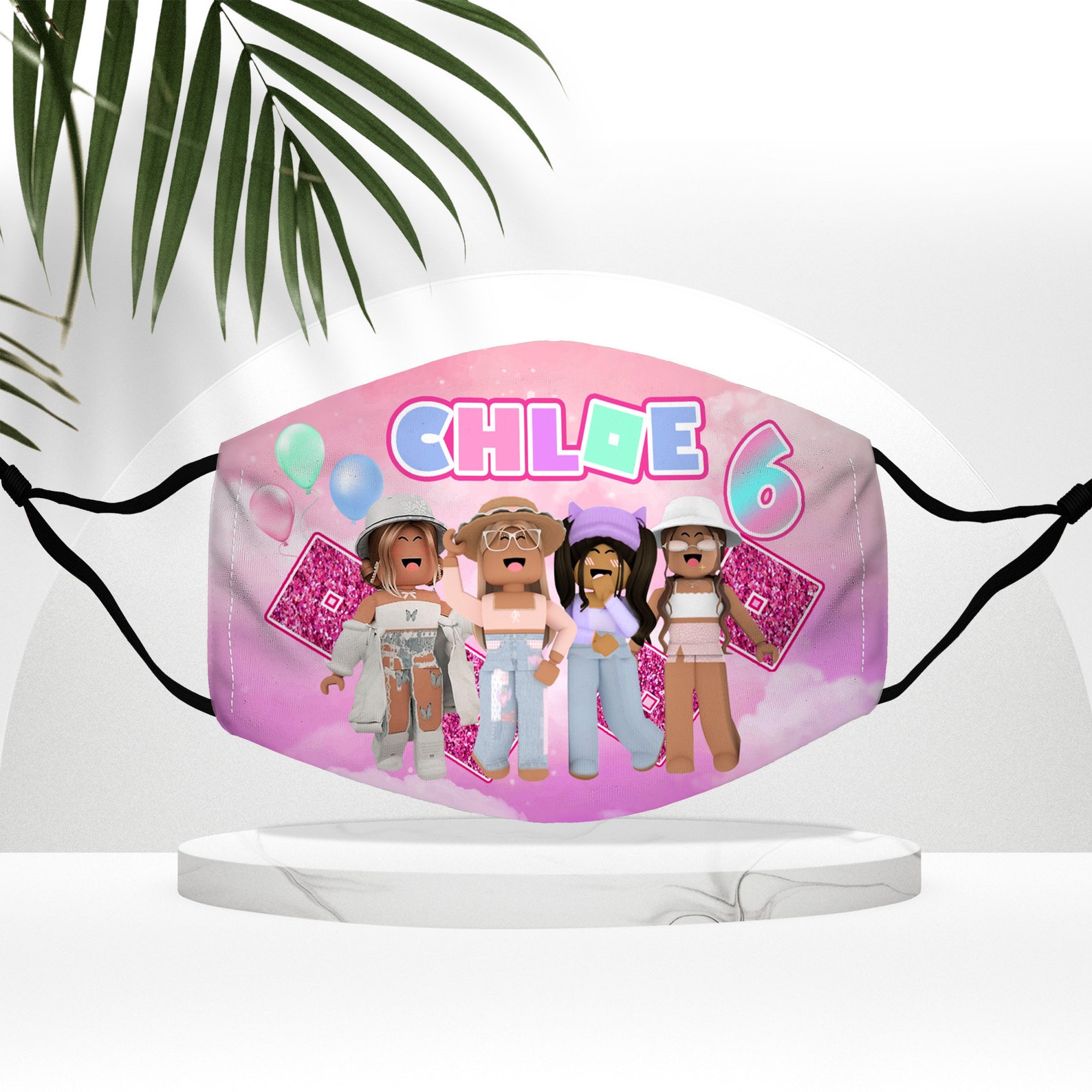 Roblox Girl Face Maskroblox Girl Face Mask for Kids Adult Etsy UK