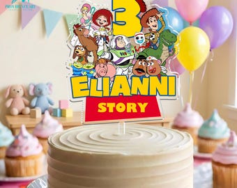 Personalisierte Toy Story Geburtstag Cake Topper