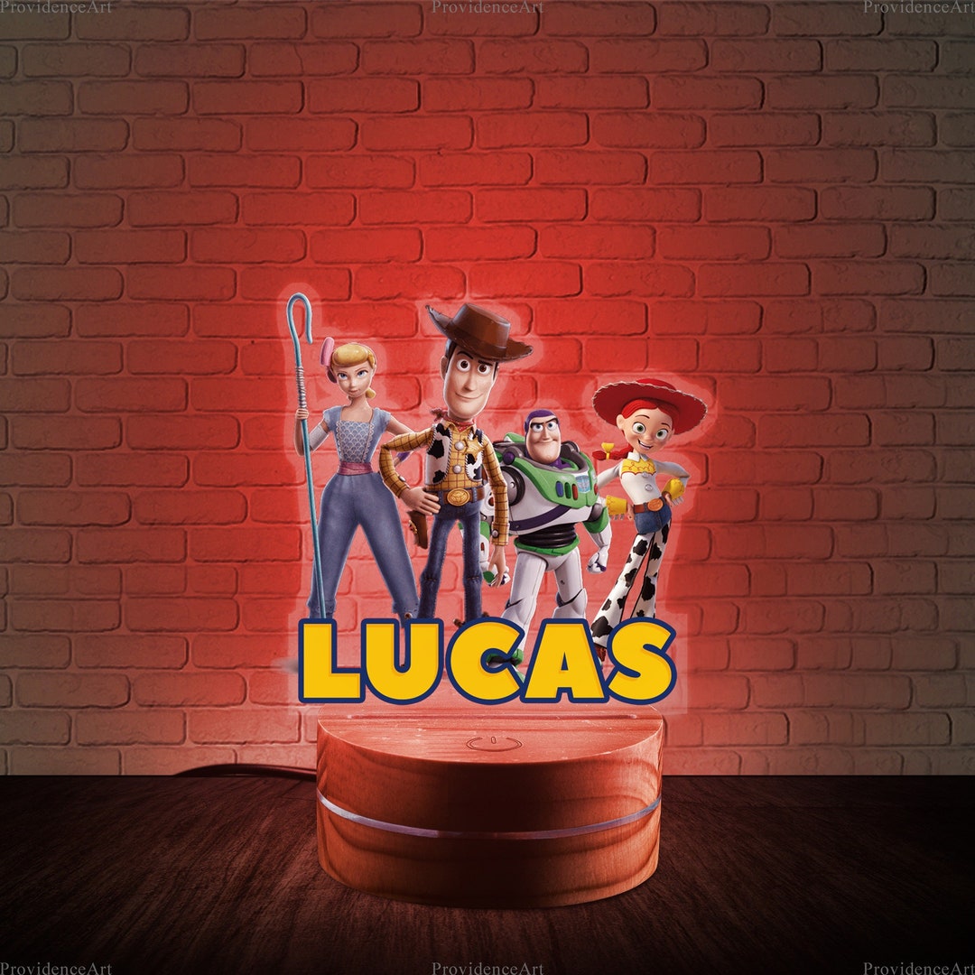 Toy Story Night Light Toy Story Customized Night Light Etsy