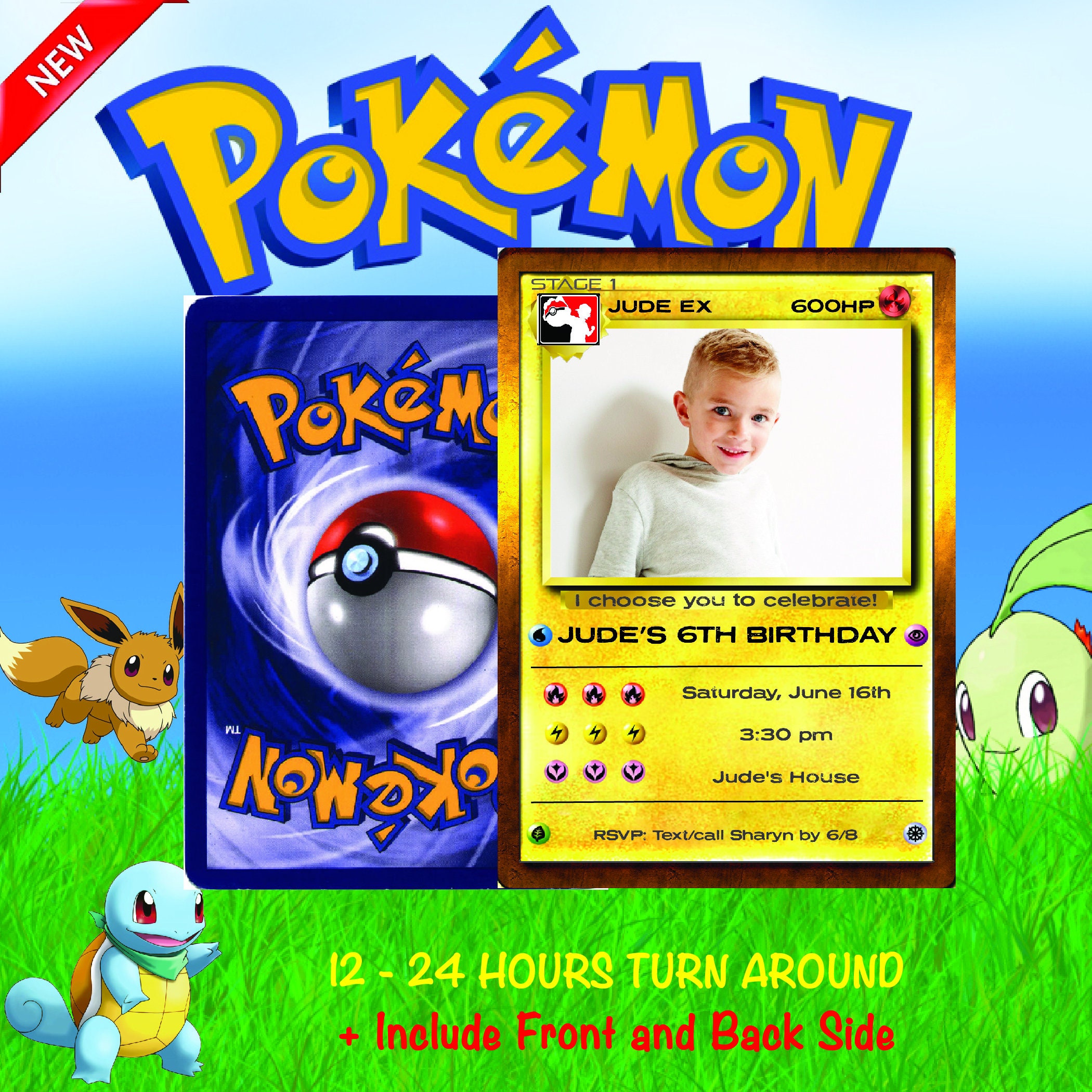 Pokemon Invitation Pokemon Birthday Invitation Pokemon Etsy Pokemon Invitation Pokemon Birthday Invitation Pokemon Etsy