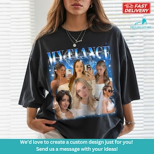 I Love My Fiance Shirt, I Love My Custom Shirts, Custom Bootleg Valentine Shirt, Boyfriend Personalized Tshirt Gift for Husband