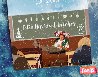 Feliz Navidad Señor Ben Chang Christmas Card - Community