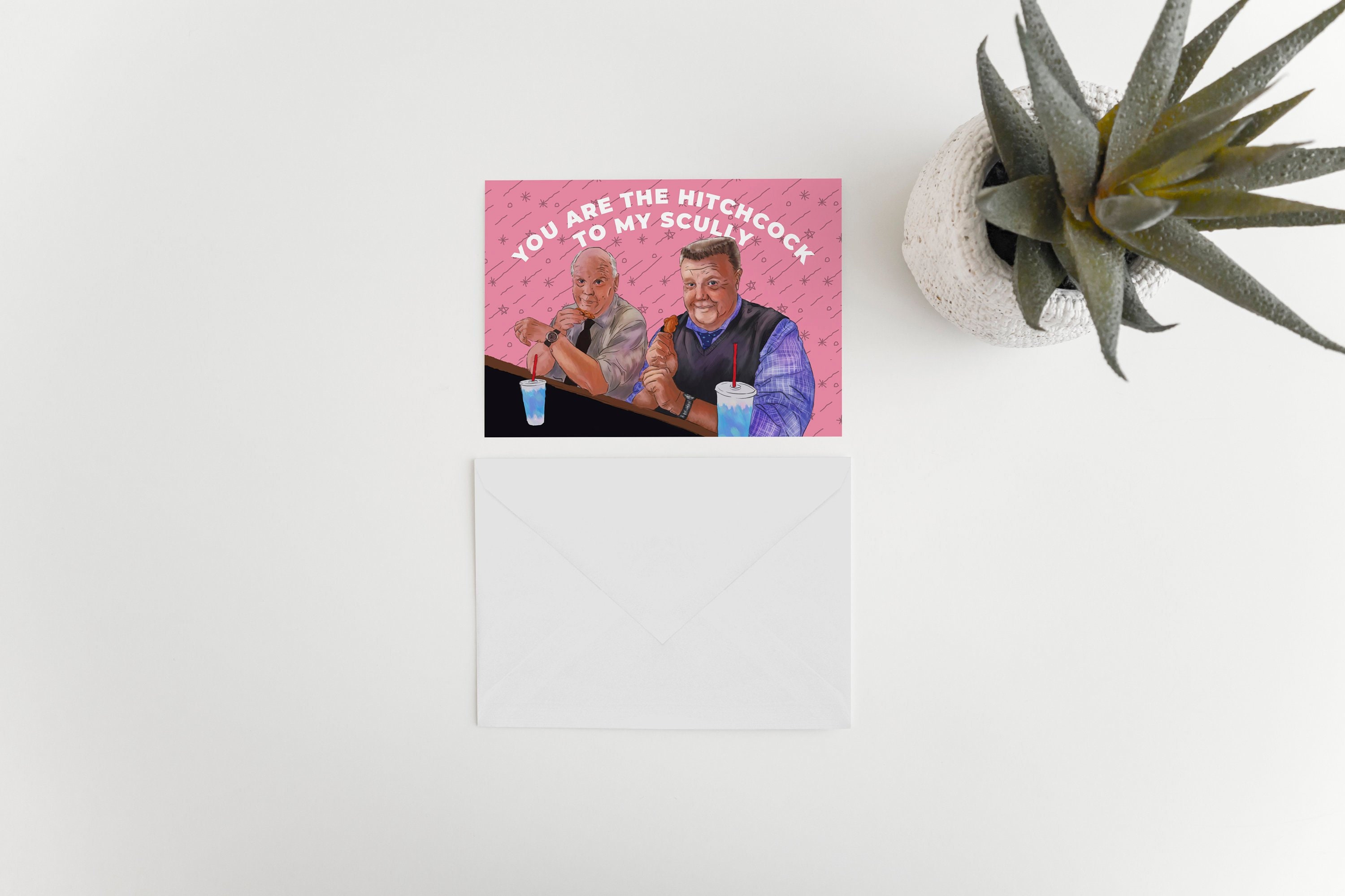 You are the Hitchcock to my Scully, bromance card for best friends or…