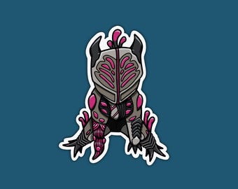 Warframe Inspired Helminth Charger, Water-resistant Die Cut Sticker