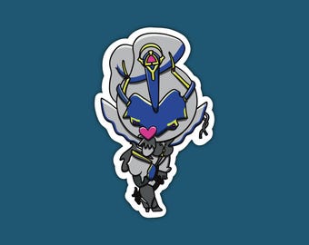 Warframe-Inspired Saryn Prime, Water-resistant Die Cut Sticker