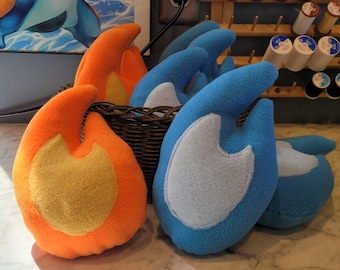 Bola de fogo de pelúcia, adereço, lã ponderada, fursuit para cosplay