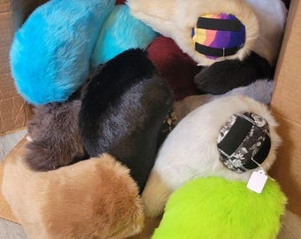Furry Nub Tails Short Fur Pile Fursuit Costume Cosplay
