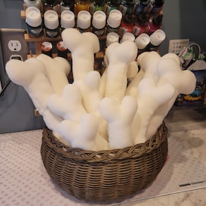 Furry Fursuit Bone Plush Prop, Small, Large and Broken Bones