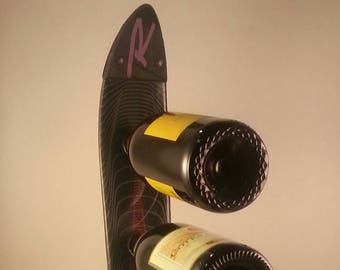 3 Bottle Ski Wine Rack