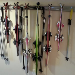 Wall Mounted Ski Rack