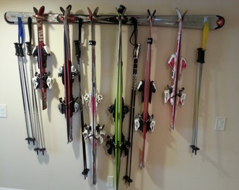 Wall Mounted Ski Rack
