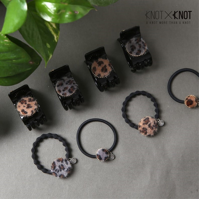 Leopard Stylish Hair Pins Hair Ties Hair Claws Hair Etsy