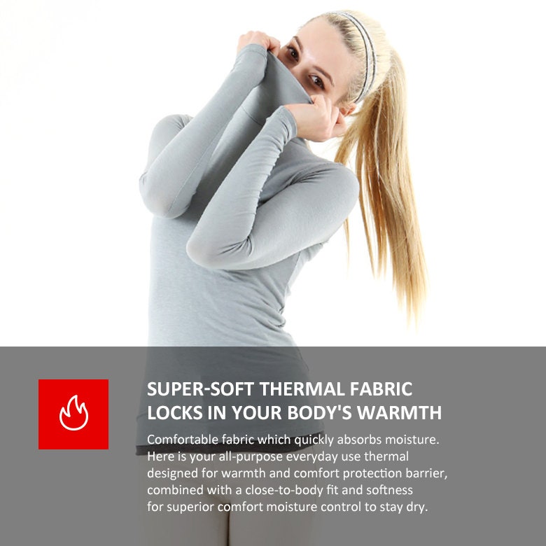 ECOHEAT Womens Ultralight Thermal Shirt High Heat | Etsy