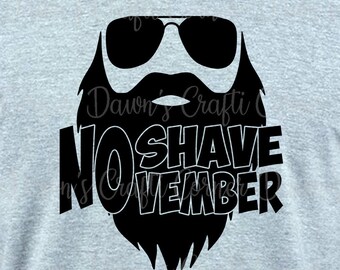 No shave november | Etsy