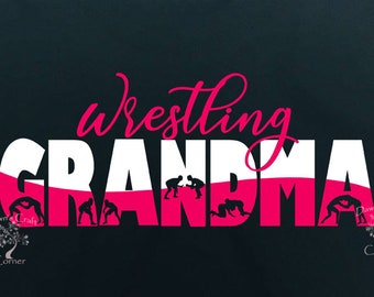 Download Wrestling Grandma Etsy