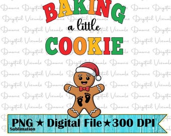 Gingerbread Bump Holiday Maternity Design