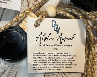 Car Diffuser; Air Freshener; Alpha Appeal