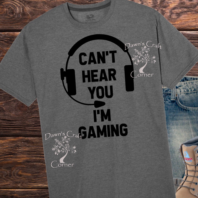 Download Gaming Gaming Svg Gamer Shirt Gaming Shirt Svg Can't | Etsy