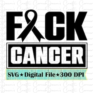 F-Cancer ; Cancer Svg ; Putain de cancer ; F Cancer T-shirt Svg ; F Conception contre le cancer ; Cancer Svg ; Fichier vectoriel Baisez le cancer T-shirt Svg ; Je déteste le cancer ; Ruban Cancer