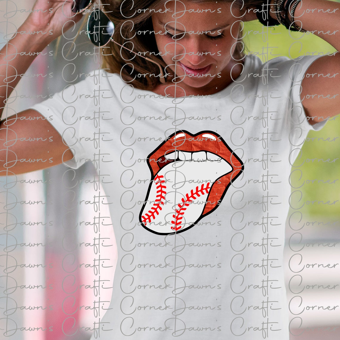 Baseball Mouth Png Baseball Baseball Png Mouth With Tongue Etsy