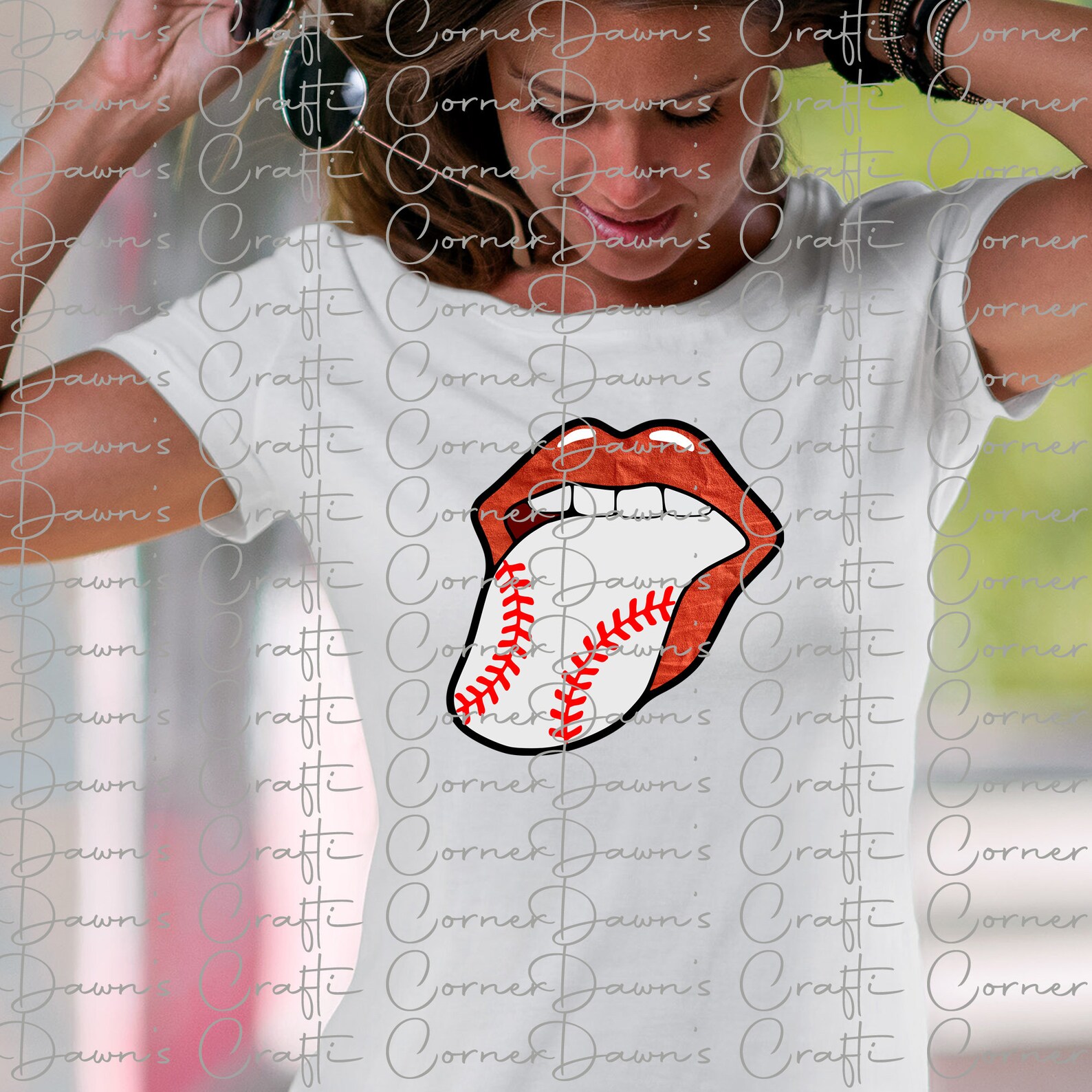 Baseball Mouth Png Baseball Baseball Png Mouth With Tongue Etsy