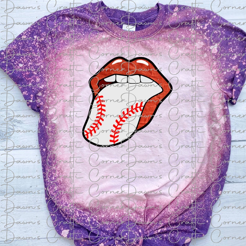 Baseball Mouth Png Baseball Baseball Png Mouth With Tongue Etsy