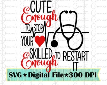 Funny Nurse Design SVG, Waterslide, Sublimation (Digital Download)