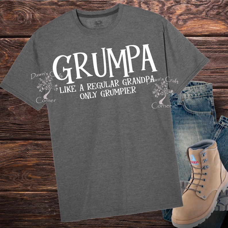 Grandpa Shirt Svg Shirt for Grandpa Grumpa Grumpy Shirt - Etsy