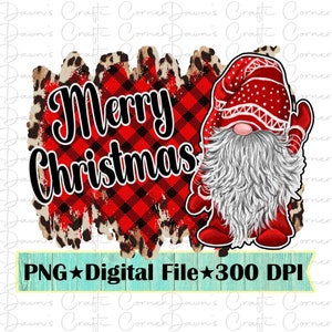 Merry Christmas Png; Christmas Gnome; Santa Gnome; Merry Christmas Gnome Png; Christmas Shirt; Christmas Sublimation Design; Merry Christmas