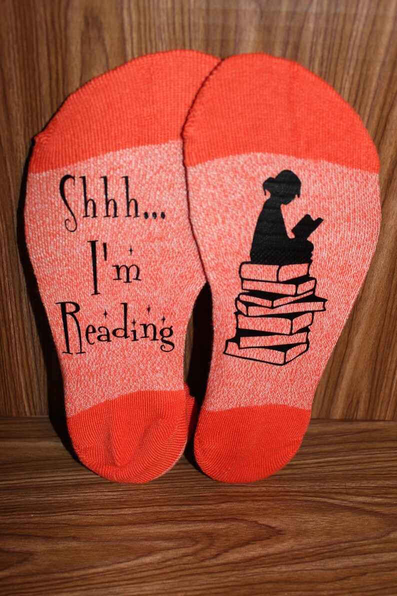 Fun Socks If You Can Read This Socks Fun Quotes on Socks Etsy