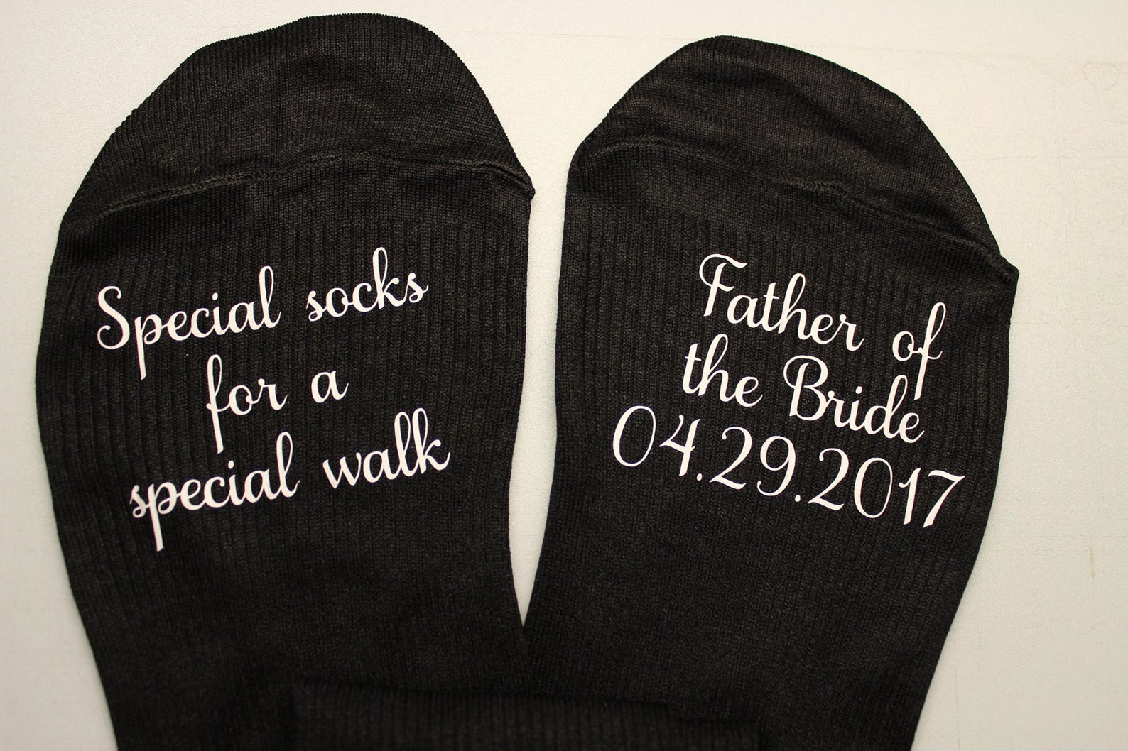 Special Socks for a Special Walk Personalized Father of the | Etsy