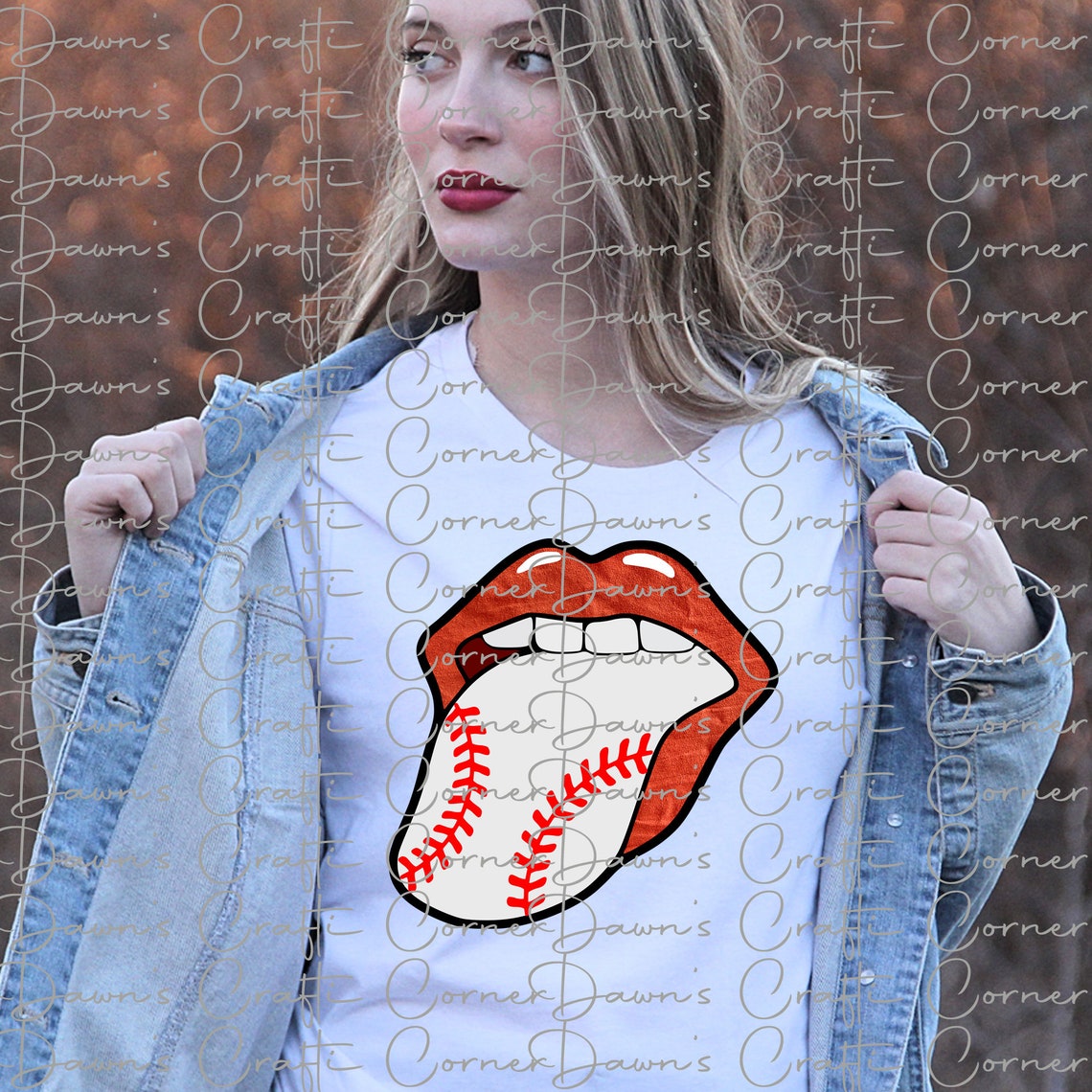 Baseball Mouth Png Baseball Baseball Png Mouth With Tongue Etsy