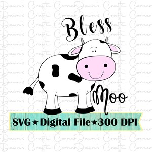 Tissue Jar Svg; Bless Moo; Bless You; Svg; Png; Cricut; Silhouette; Bless Moo Tissue Jar; Cow; Cow Svg; Cow Tissue Jar; Jar Decal