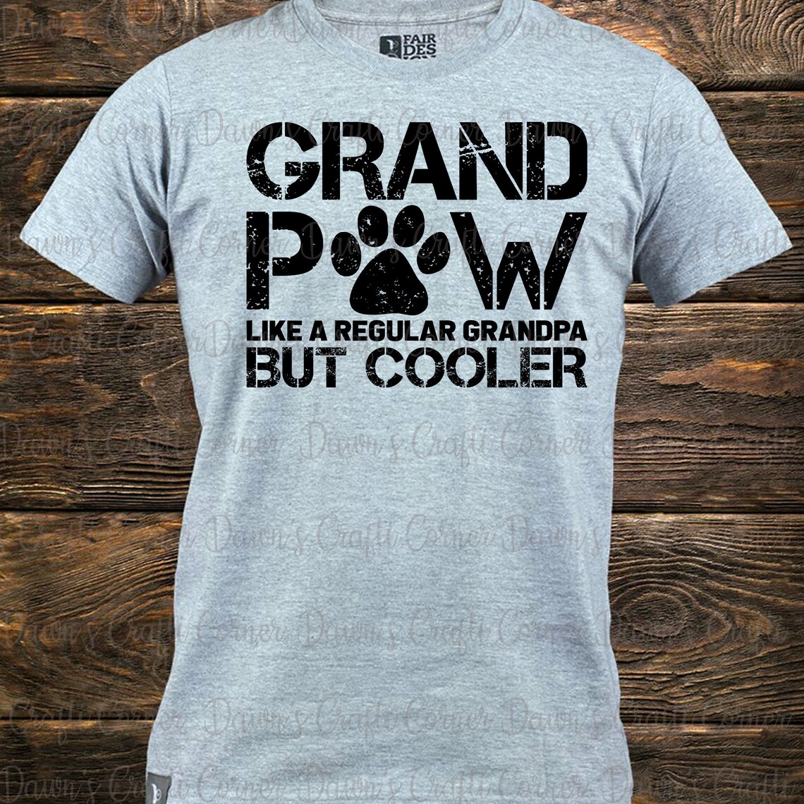 Download Fathers Day Shirt Grandpa Svg Dog Lover Shirt Grand Paw | Etsy