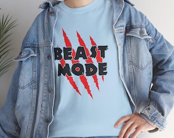 Beast Mode claw slashes T-Shirt | Workout graphic tee